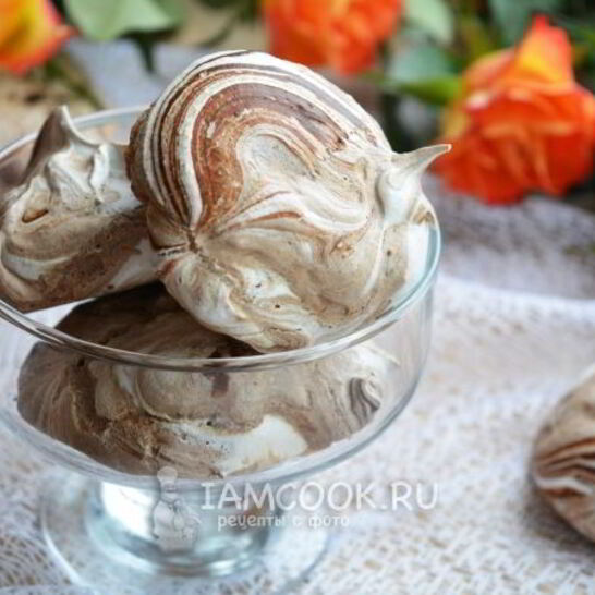 Рецепт безе с шоколадом