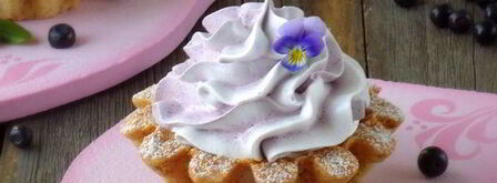 корзиночки с черничным кердом и безе. Шаг 16