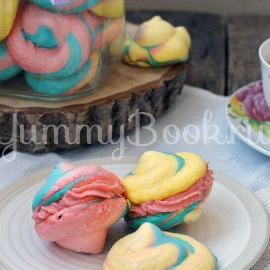 Рецепт разноцветного безе