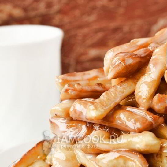 Рецепт чак-чака со сгущенкой