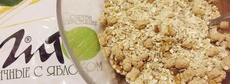 домашняя гранола с отрубями. Шаг 4