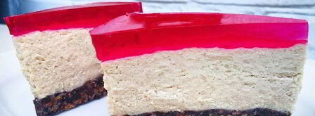 чизкейк с халвой без выпечки. Шаг 5