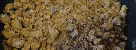 грушевые лодочки с пряником и халвой. Шаг 8