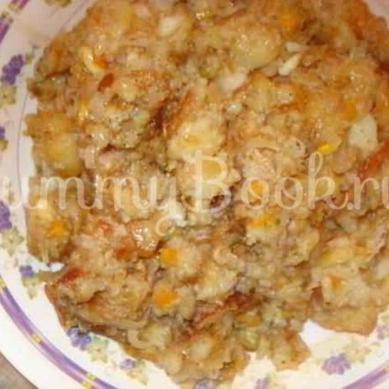 Рецепт картошки с халвой