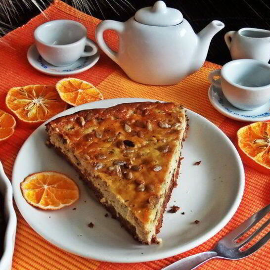 Рецепт халвичного чизкейка