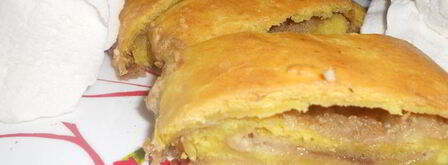 творожный рулет с халвой. Шаг 11