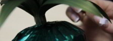 ананас из конфет. Шаг 7