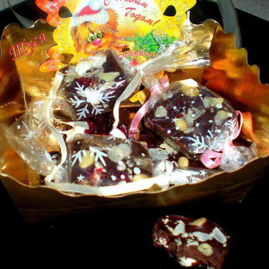 Рецепт новогодних шоколадных конфеток