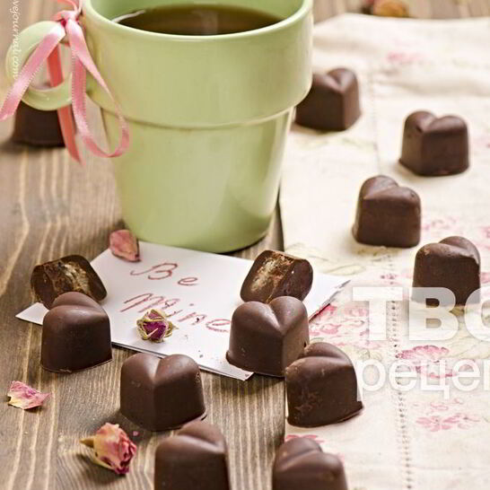 Рецепт шоколадных конфет с начинкой из имбирных цукатов