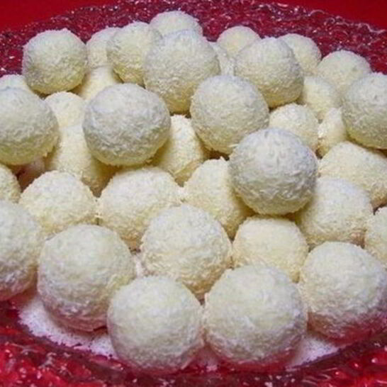 Рецепт творожных рафаэлло на протеине