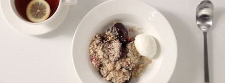 крамбл из сливы. Шаг 3