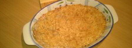 крамбл с хурмой. Шаг 8