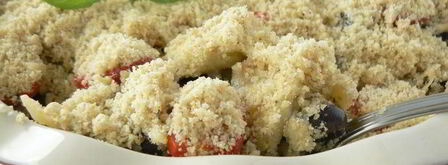 крамбл с овощами и сыром. Шаг 11