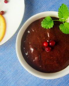 Бананово-шоколадный крем