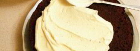 бисквит с творожным кремом. Шаг 11