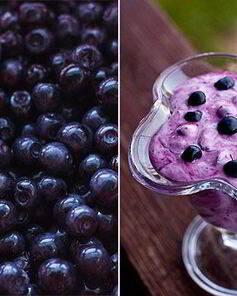 Черничный крем