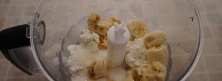 десерт вишня с банановым кремом. Шаг 3