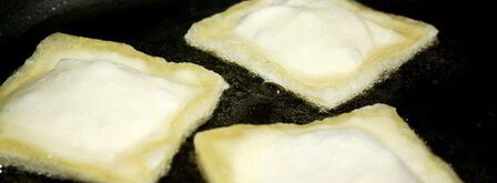 десертные равиоли со сливочным кремом. Шаг 3