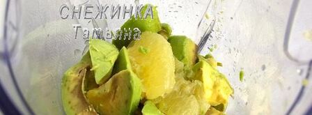 мильфей с креветками, сыром джюгас и кремом из авокадо. Шаг 7