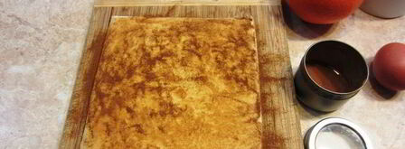 слоеные корзиночки с кремом и карамелью. Шаг 3