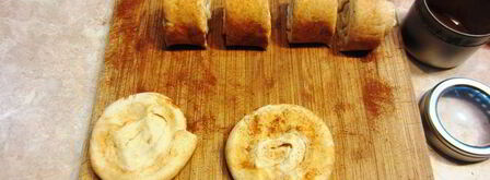 слоеные корзиночки с кремом и карамелью. Шаг 5