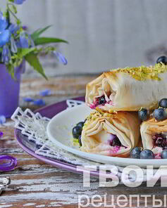 Трубочки с кремом