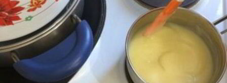 вкуснейший заварной крем. Шаг 4