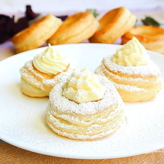 Рецепт волованов с заварным кремом