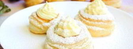 волованы с заварным кремом. Шаг 11