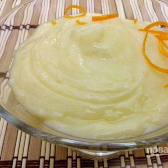 Рецепт заварного крема без масла