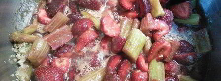 мармелад из ревеня и клубники с мятой. Шаг 6