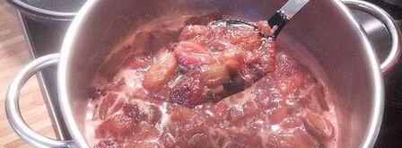 мармелад из ревеня и клубники с мятой. Шаг 8