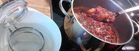 мармелад из ревеня и клубники с мятой. Шаг 9