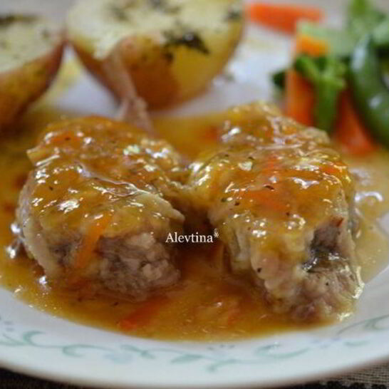 Рецепт свиных медальонов с мармеладным джемом