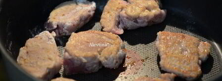 свиные медальоны с мармеладным джемом. Шаг 4