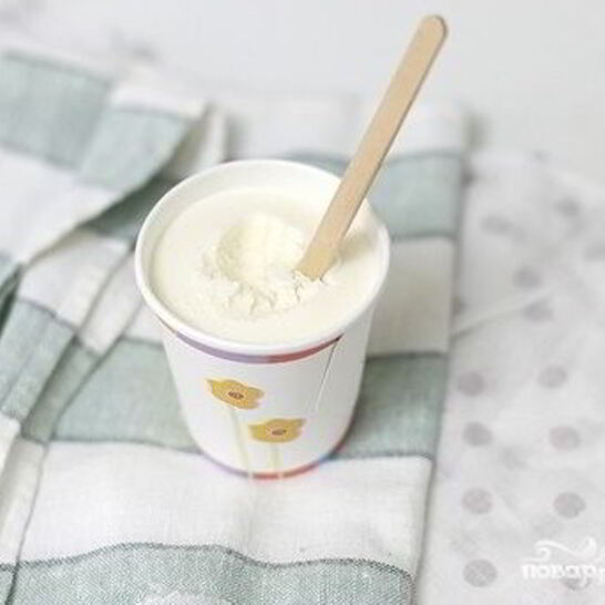 Рецепт детского мороженого