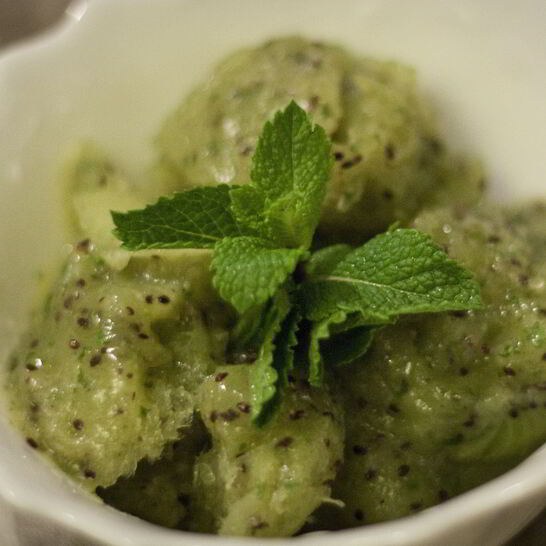 Рецепт мороженого из киви