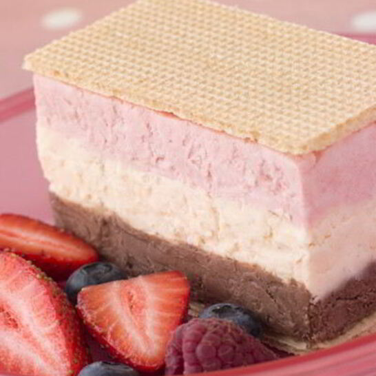 Рецепт террина из трех видов мороженого