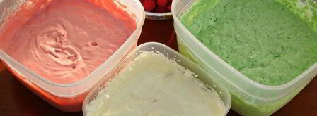 торт-мороженое арбуз. Шаг 11