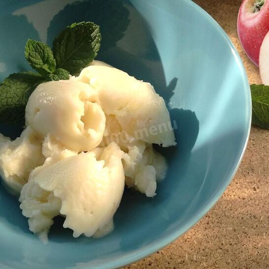 Рецепт яблочного мороженого