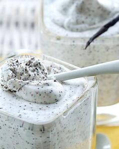 Маковый мусс с изюмом