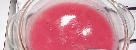 мусс клюквенный. Шаг 9