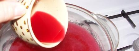 мусс клюквенный. Шаг 10