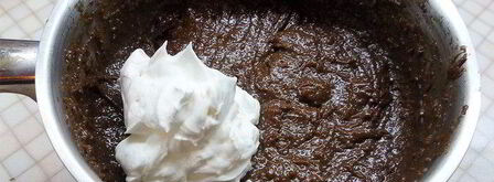 шоколадно-сливочный мусс на манной крупе. Шаг 5