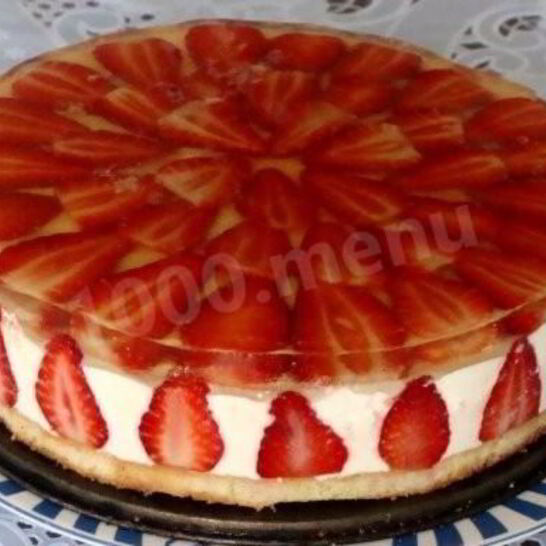 Рецепт торта-мусса клубника с шампанским