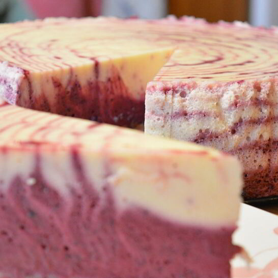 Рецепт творожно-черничного муссовый торт