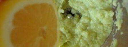 яблочный мусс с авокадо и креветками. Шаг 3