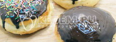 кулич с шоколадной глазурью. Шаг 10