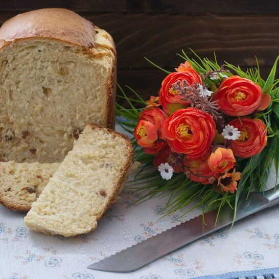 Рецепт кулича творожного в хлебопечке