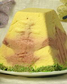 Молочно-мятная пасха Цветок